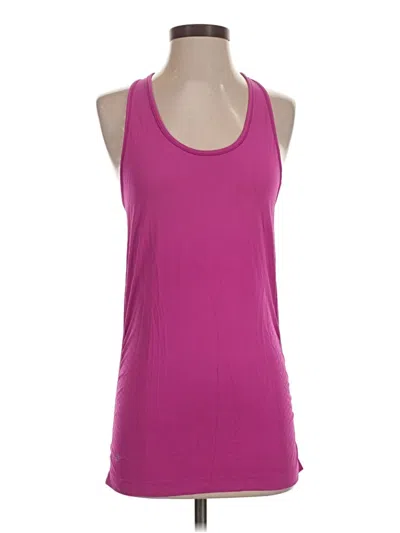 Pre-owned Athleta Tank Top Pink Halter Neckline Tops