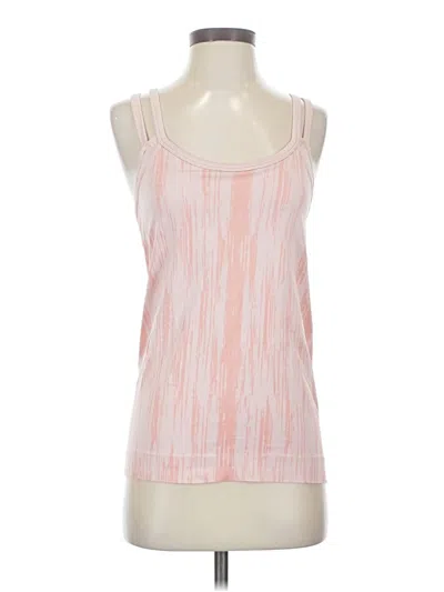 Pre-owned Athleta Tank Top Pink Halter Neckline Tops