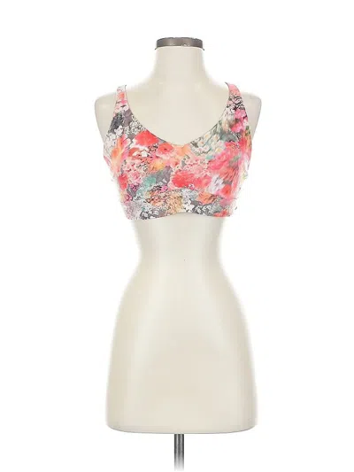 Pre-owned Athleta Tank Top Pink Strapless Neckline Tops