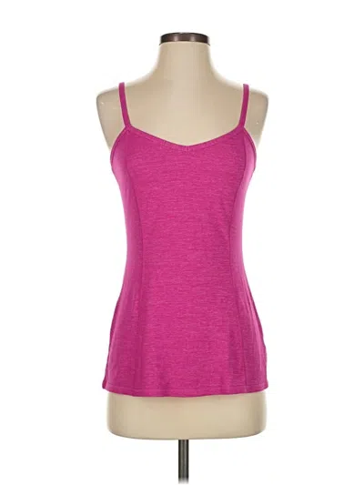 Pre-owned Athleta Tank Top Pink Strapless Neckline Tops