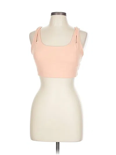 Pre-owned Athleta Tank Top Pink Strapless Neckline Tops