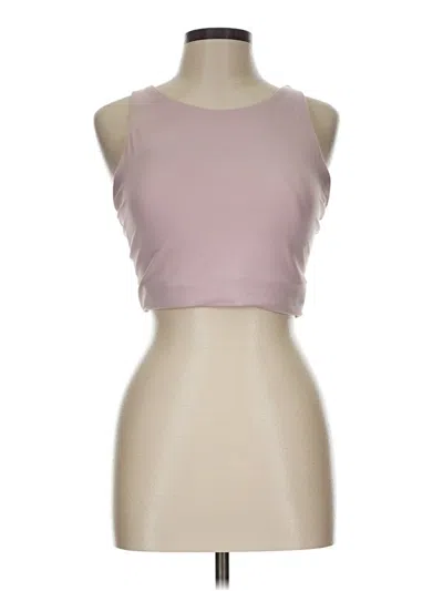 Pre-owned Athleta Tank Top Pink Strapless Neckline Tops