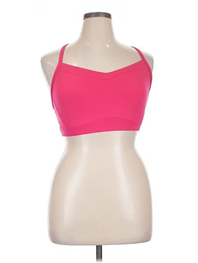 Pre-owned Athleta Tank Top Pink Strapless Neckline Tops