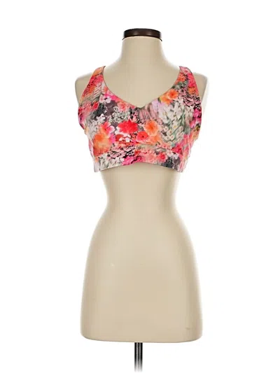 Pre-owned Athleta Tank Top Pink Strapless Neckline Tops