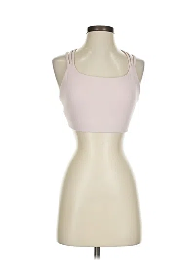 Pre-owned Athleta Tank Top Pink Strapless Neckline Tops