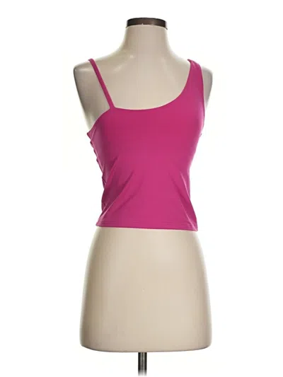 Pre-owned Athleta Tank Top Pink Strapless Neckline Tops