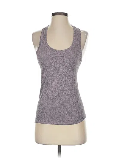 Pre-owned Athleta Tank Top Purple Halter Neckline Tops