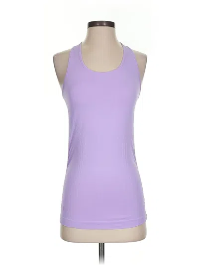 Pre-owned Athleta Tank Top Purple Halter Neckline Tops