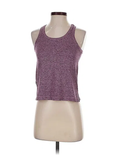 Pre-owned Athleta Tank Top Purple Halter Neckline Tops