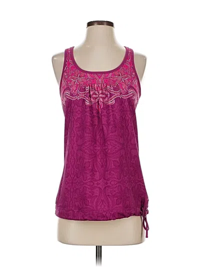 Pre-owned Athleta Tank Top Purple Halter Neckline Tops