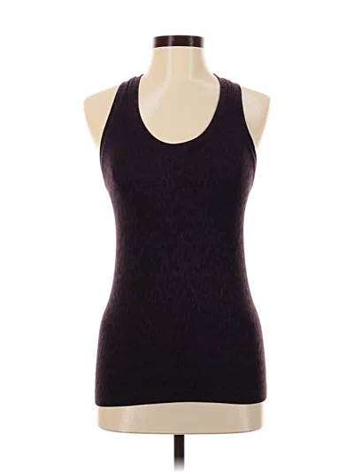 Pre-owned Athleta Tank Top Purple Halter Neckline Tops