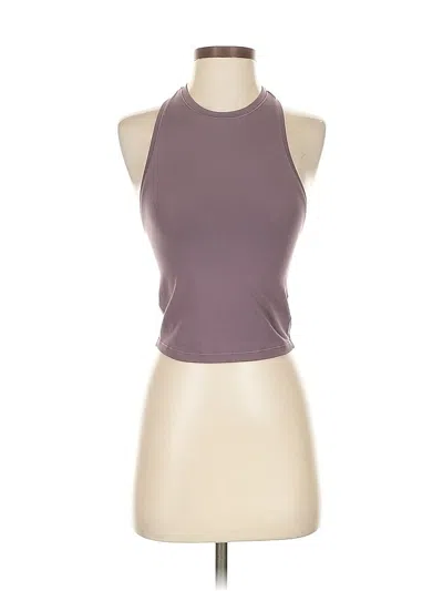 Pre-owned Athleta Tank Top Purple Halter Neckline Tops