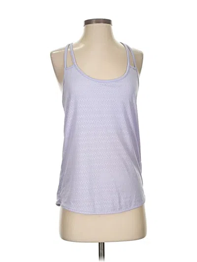 Pre-owned Athleta Tank Top Purple Halter Neckline Tops