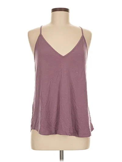 Pre-owned Athleta Tank Top Purple Halter Neckline Tops