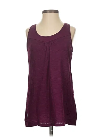 Pre-owned Athleta Tank Top Purple Halter Neckline Tops