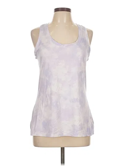 Pre-owned Athleta Tank Top Purple Halter Neckline Tops