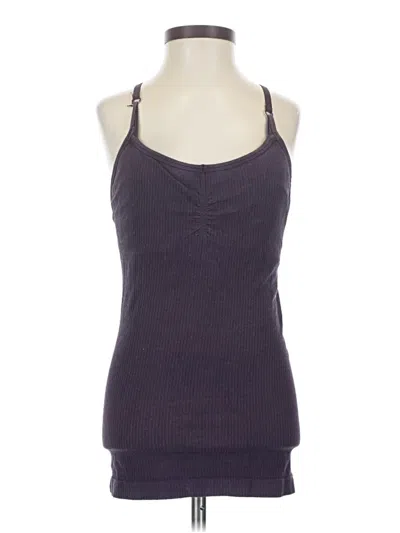 Pre-owned Athleta Tank Top Purple Halter Neckline Tops