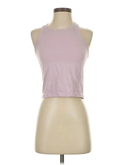 Pre-owned Athleta Tank Top Purple Halter Neckline Tops