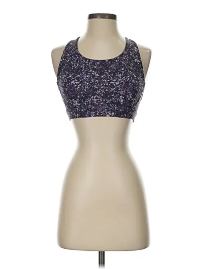 Pre-owned Athleta Tank Top Purple Halter Neckline Tops