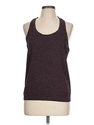 Pre-owned Athleta Tank Top Purple Halter Neckline Tops