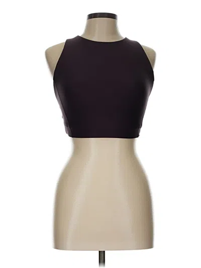Pre-owned Athleta Tank Top Purple Halter Neckline Tops