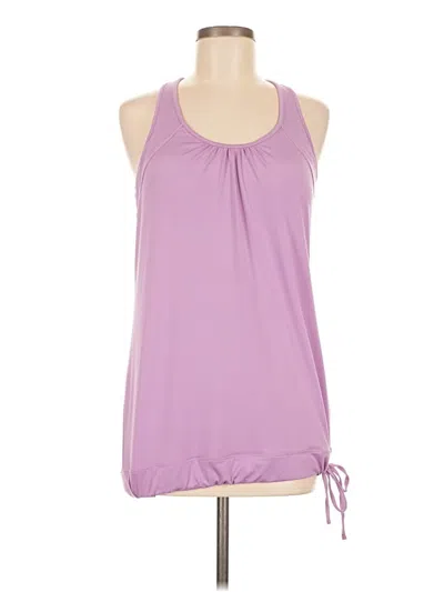 Pre-owned Athleta Tank Top Purple Halter Neckline Tops