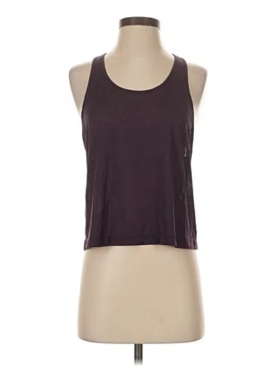 Pre-owned Athleta Tank Top Purple Halter Neckline Tops