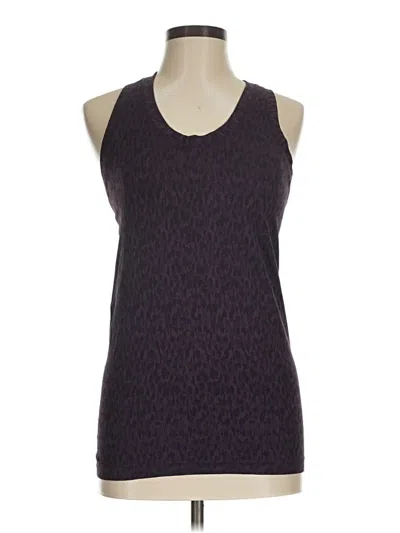 Pre-owned Athleta Tank Top Purple Halter Neckline Tops