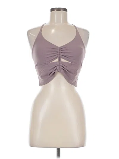 Pre-owned Athleta Tank Top Purple Halter Neckline Tops