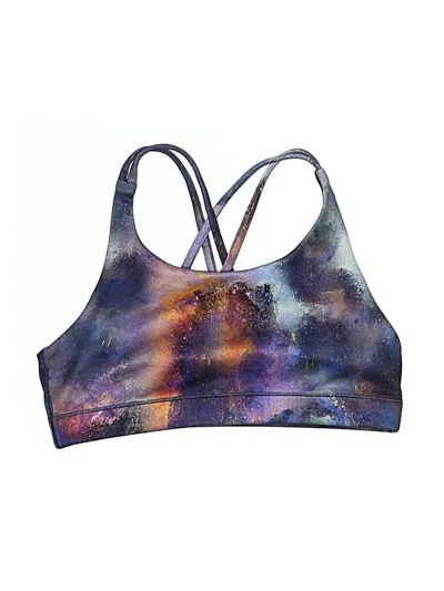 Pre-owned Athleta Kids' Tank Top Purple Halter Neckline Tops