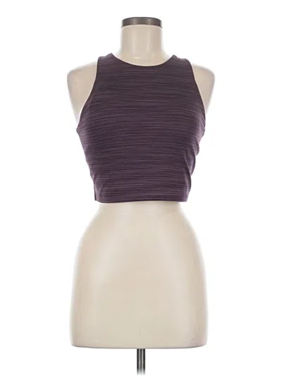 Pre-owned Athleta Tank Top Purple Halter Neckline Tops