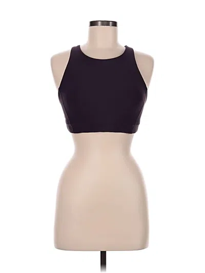 Pre-owned Athleta Tank Top Purple Halter Neckline Tops