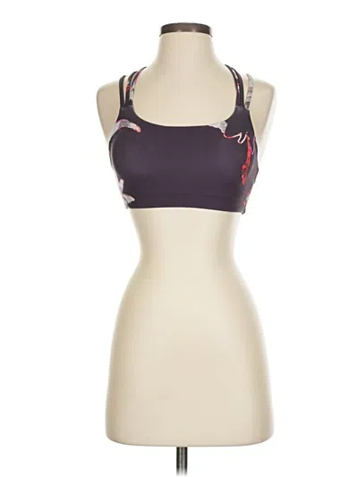 Pre-owned Athleta Tank Top Purple Halter Neckline Tops