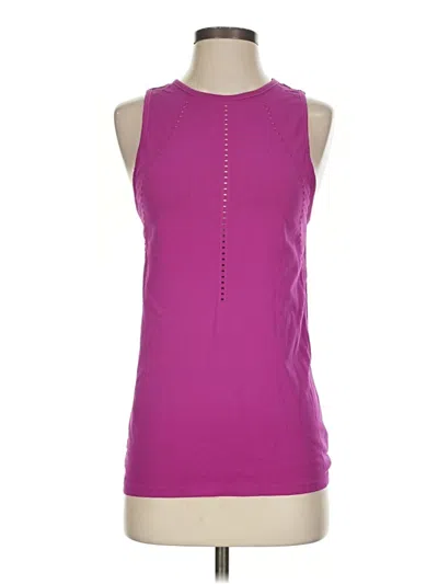 Pre-owned Athleta Tank Top Purple Halter Neckline Tops