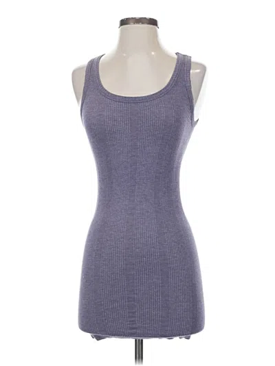 Pre-owned Athleta Tank Top Purple Square Neckline Tops