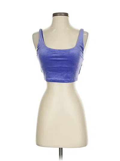 Pre-owned Athleta Tank Top Purple Strapless Neckline Tops