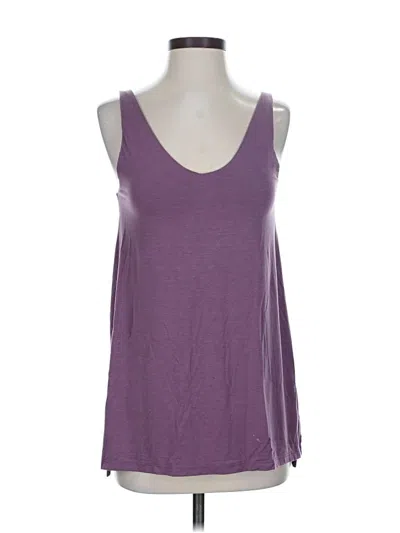Pre-owned Athleta Tank Top Purple Strapless Neckline Tops