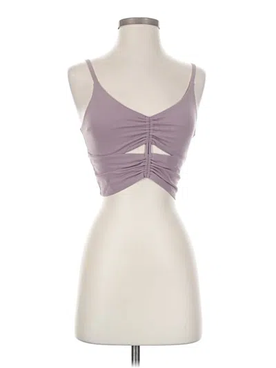 Pre-owned Athleta Tank Top Purple Strapless Neckline Tops