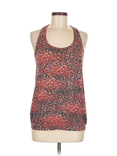 Pre-owned Athleta Tank Top Red Halter Neckline Tops