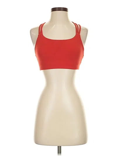 Pre-owned Athleta Tank Top Red Halter Neckline Tops