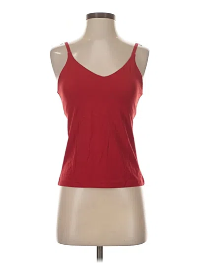 Pre-owned Athleta Tank Top Red Strapless Neckline Tops