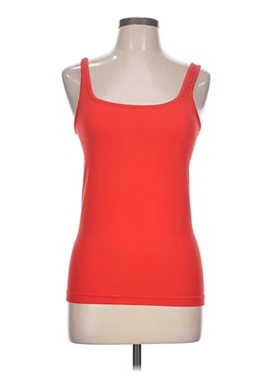 Pre-owned Athleta Tank Top Red Strapless Neckline Tops