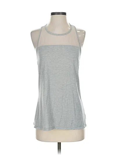 Pre-owned Athleta Tank Top Silver Halter Neckline Tops