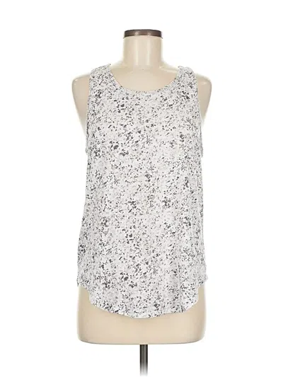 Pre-owned Athleta Tank Top Silver Halter Neckline Tops