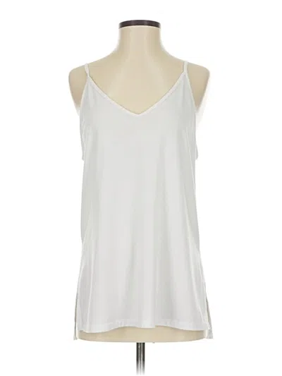 Pre-owned Athleta Tank Top Silver Halter Neckline Tops