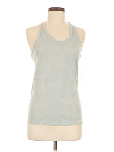 Pre-owned Athleta Tank Top Silver Halter Neckline Tops