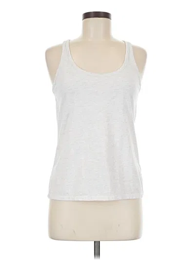 Pre-owned Athleta Tank Top Silver Halter Neckline Tops