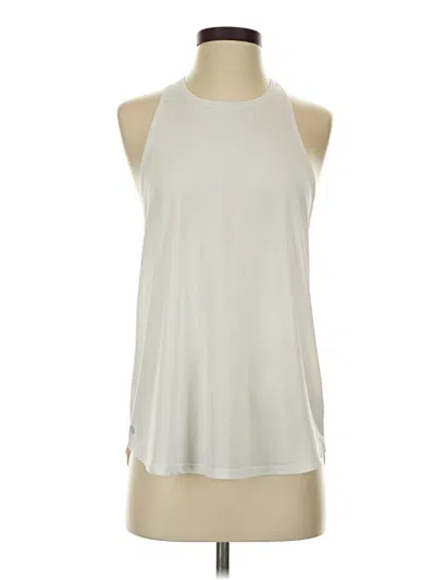 Pre-owned Athleta Tank Top Silver Halter Neckline Tops