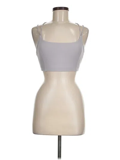 Pre-owned Athleta Tank Top Silver Halter Neckline Tops