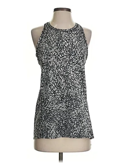 Pre-owned Athleta Tank Top Silver Halter Neckline Tops